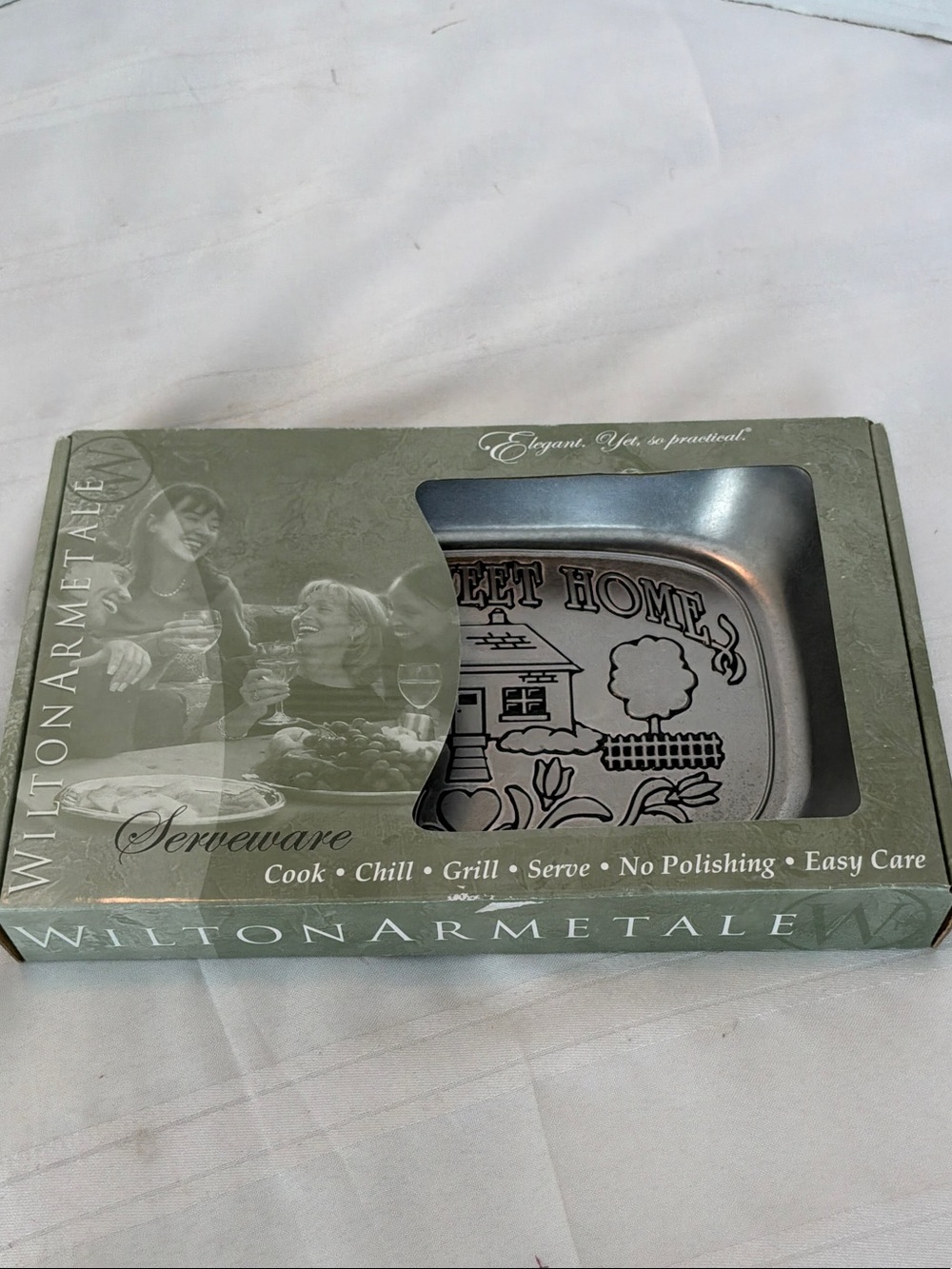 Wilton Armetale Silver Country Home Serve Tray originally box